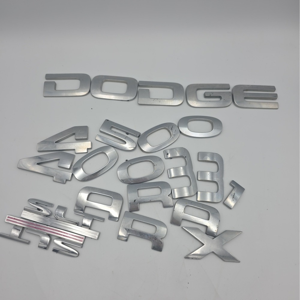 Dodge OEM Ram Front or Back Individual Letter Emblem Badge Logo Nameplate Name
